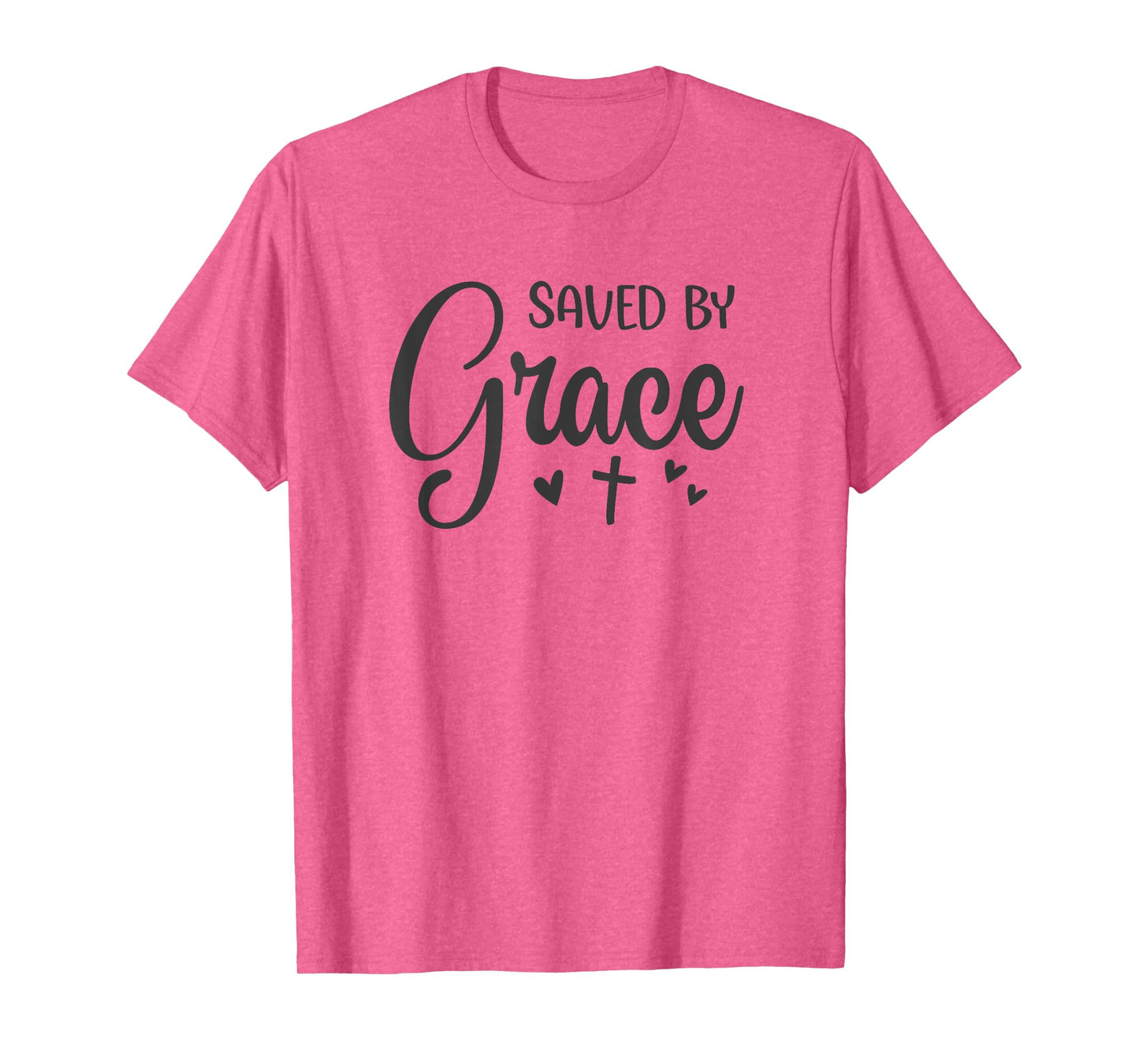 Cute Saved By Grace For Christian Women T-Shirt