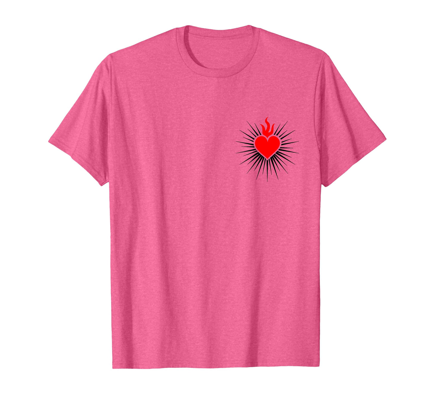 Sacred Heart Love Jesus Christ God Christian Church Religion T-Shirt