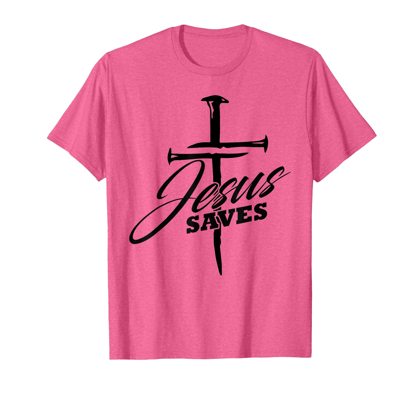 Jesus Saves Christian Cross God Faith Minimal Bible Pray T-Shirt