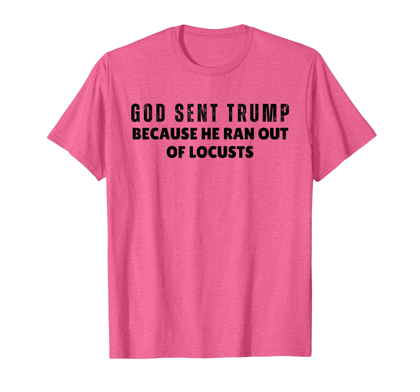 God Sent Trump Because He Ran Out Of Locusts Anti-Trump T-Shirt