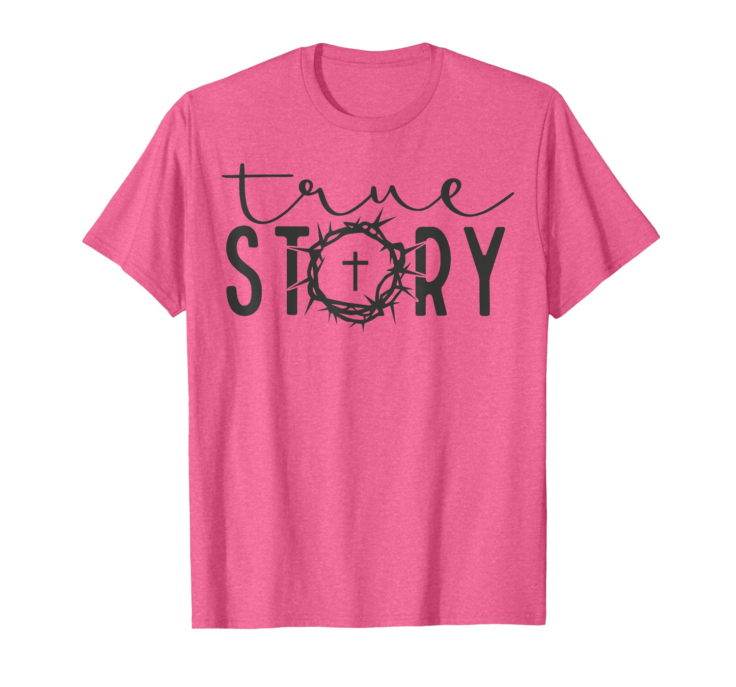 He Is Risen Cross Jesus Easter Day Christians True Story T-Shirt