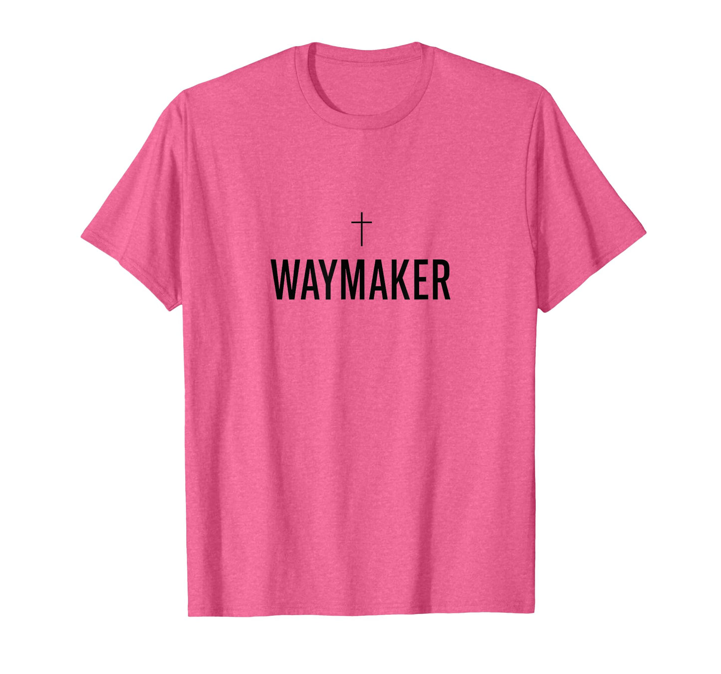 Waymaker Minimal Cross Light Design T-Shirt