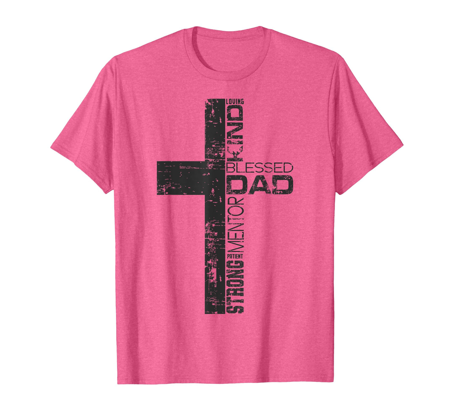 Blessed Dad Cross Christians Tee Father's Day Christian Dad T-Shirt
