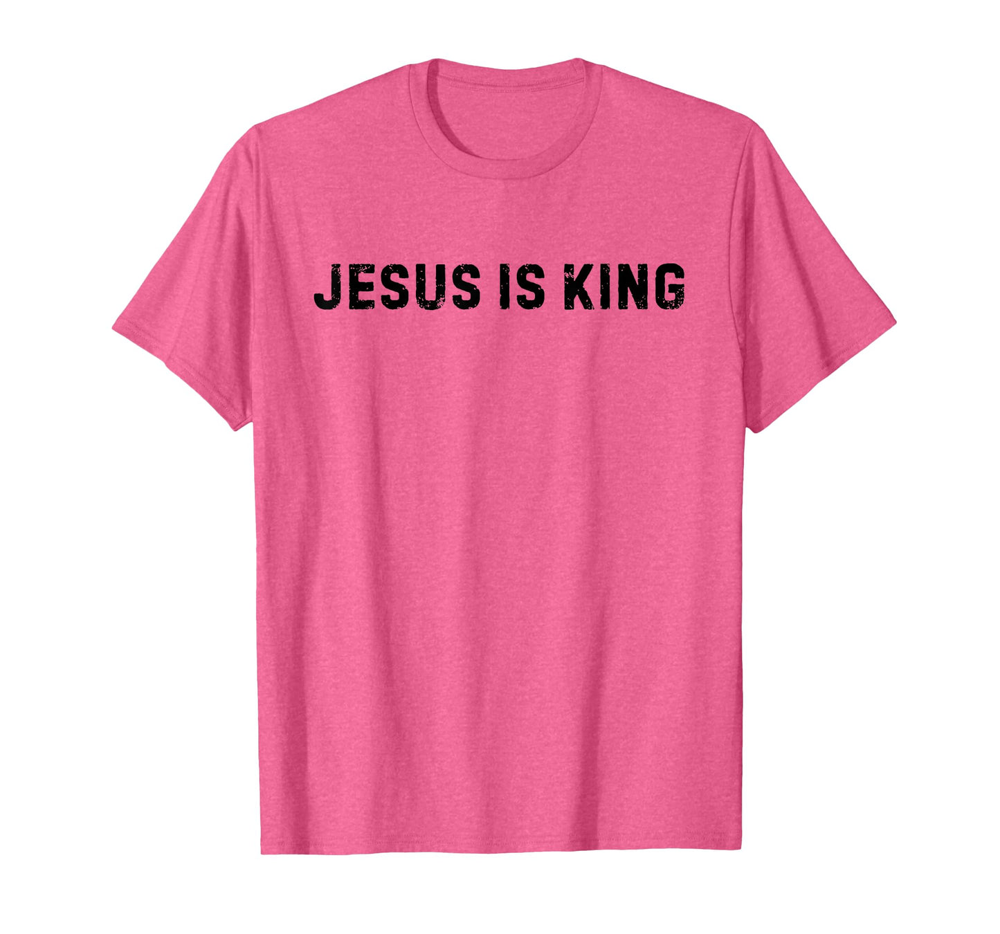 Jesus is King Christ Jesus Cross Religious Faith John 8:12 T-Shirt