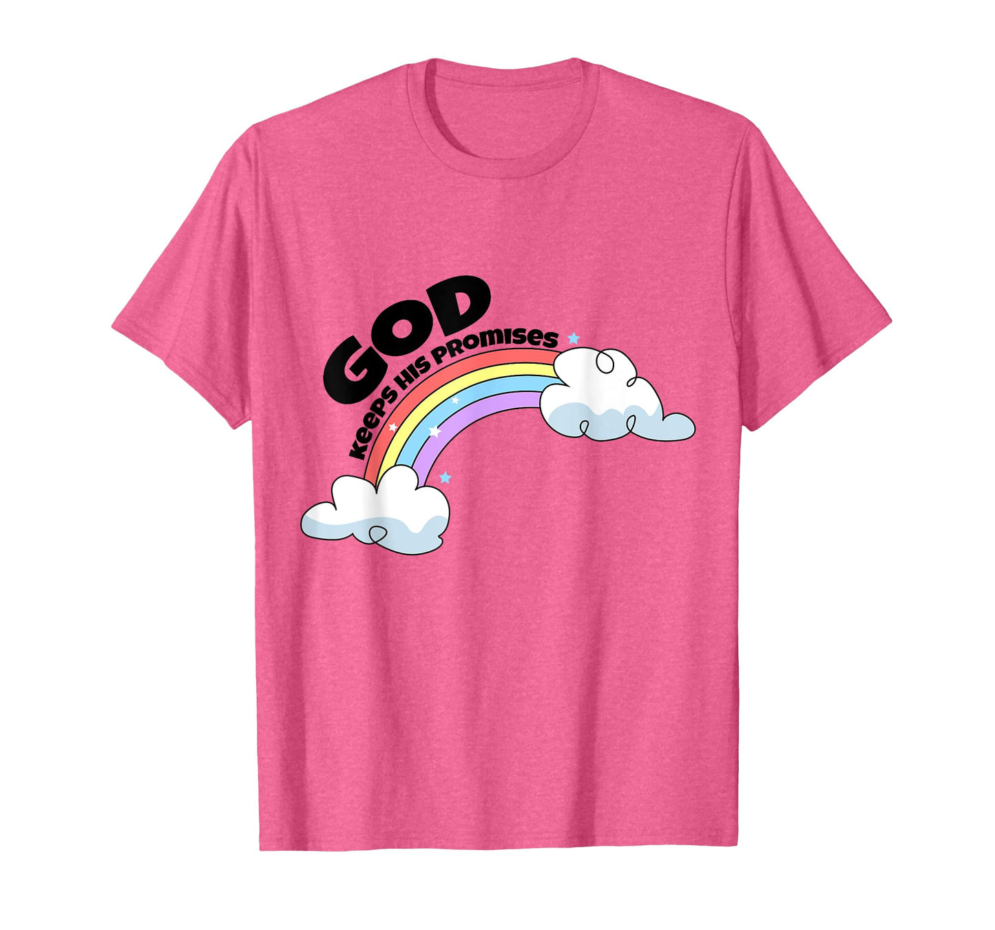 God Keep His Promises Christian Rainbow Religious Faith T-Shirt