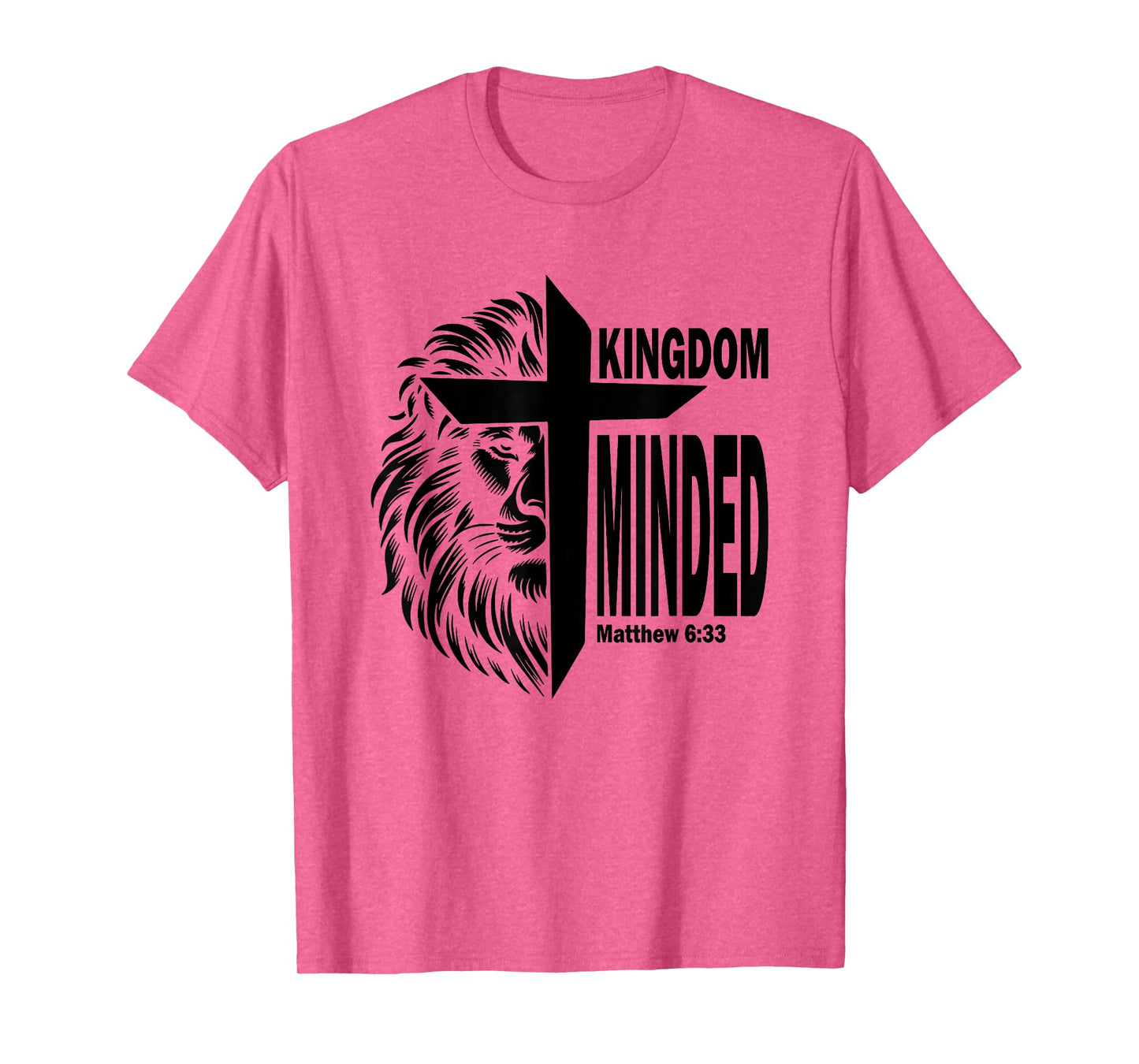 Kingdom Minded Matthew 8:33 Christian Pray Jesus Faith Bible T-Shirt