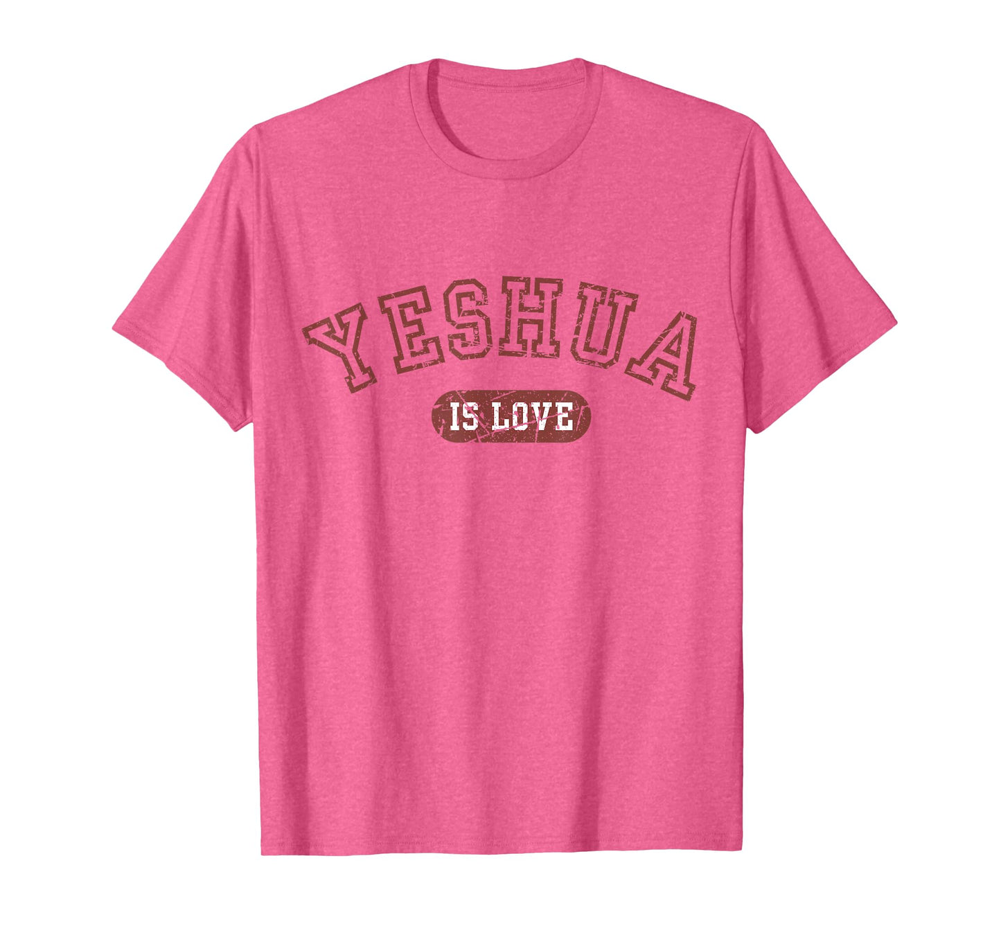 Yeshua is Love Jesus Scripture Christian Bible Faith Vintage T-Shirt
