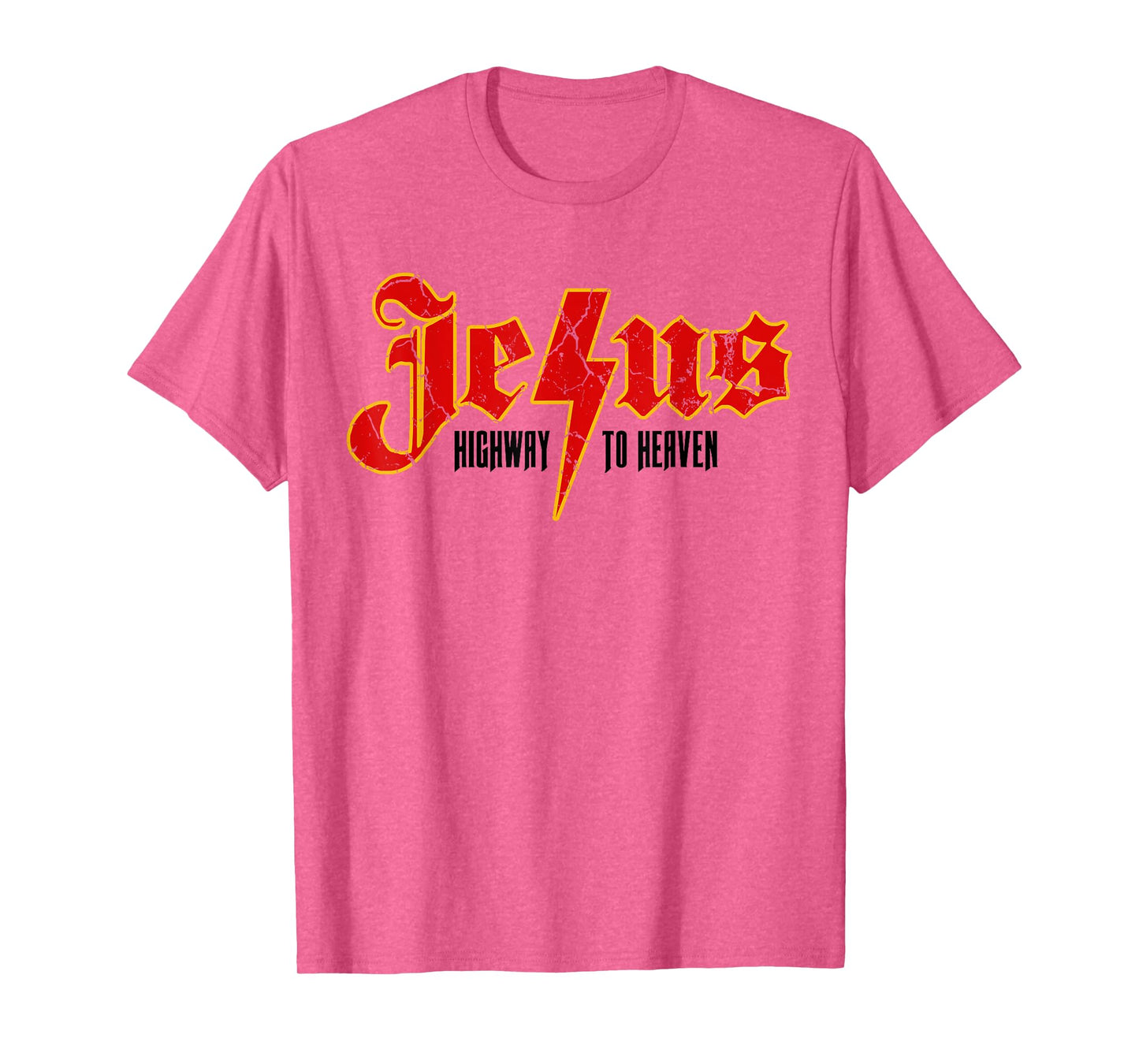 Christian Quotes Jesus Highway To Heaven Religious Spiritual T-Shirt