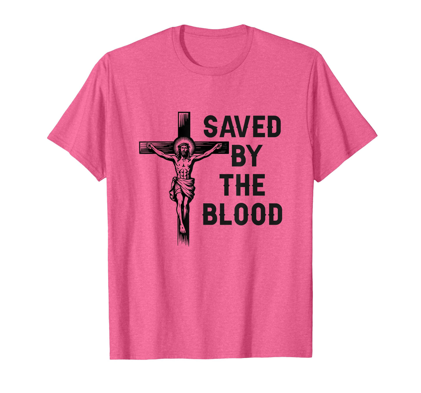 Saved by The Blood of Jesus-Christian Faith Bible T-Shirt