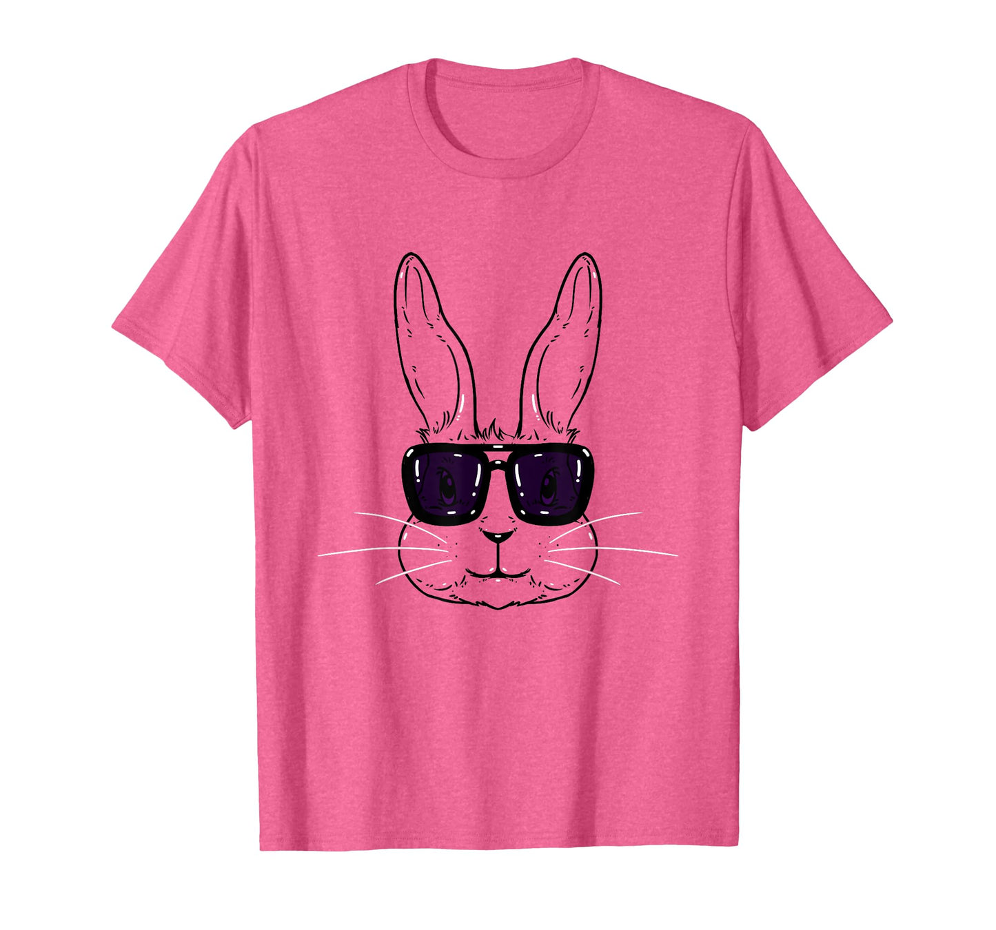 Happy Easter Day Gift Shop Bunny Face With Sunglasses Easter Day For Boys Men Kids T-Shirt, Grey