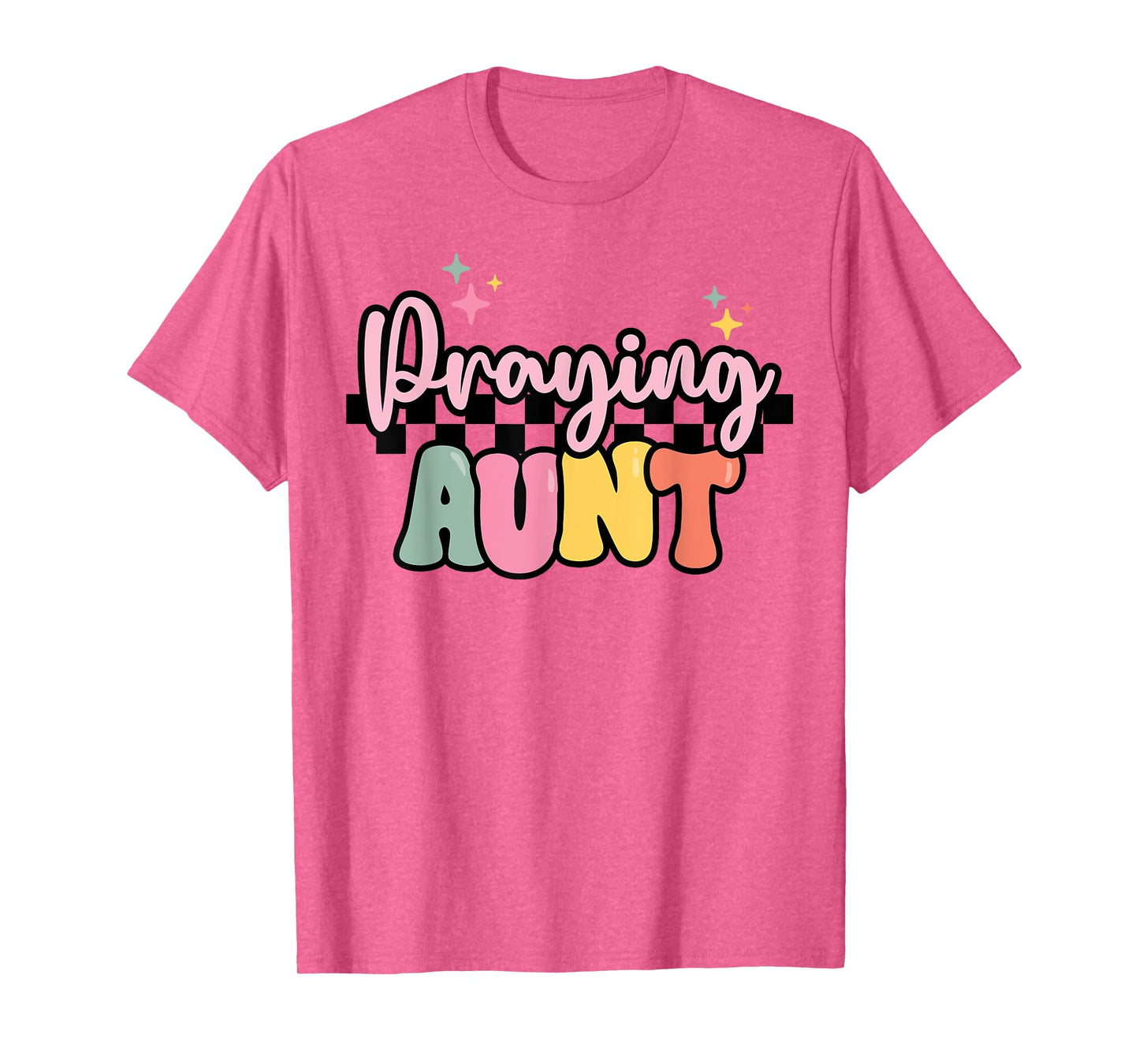 Christian Praying Aunt Auntie Gift Faith Religious Prayer T-Shirt