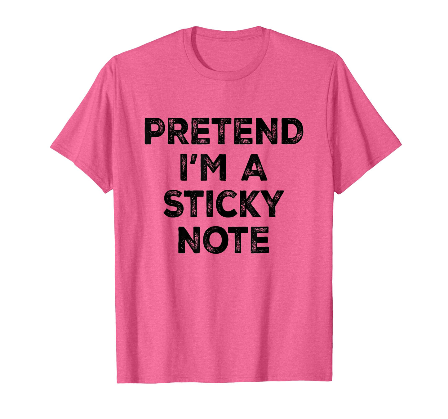 Pretend I'm A Sticky Note Lazy Halloween Costume T-Shirt