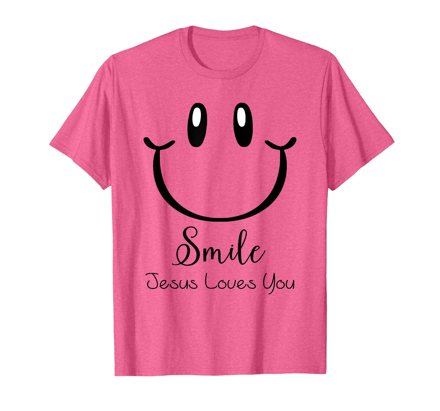 Smile Jesus Loves You: Kids & Adult Christian Faith Gospel T-Shirt