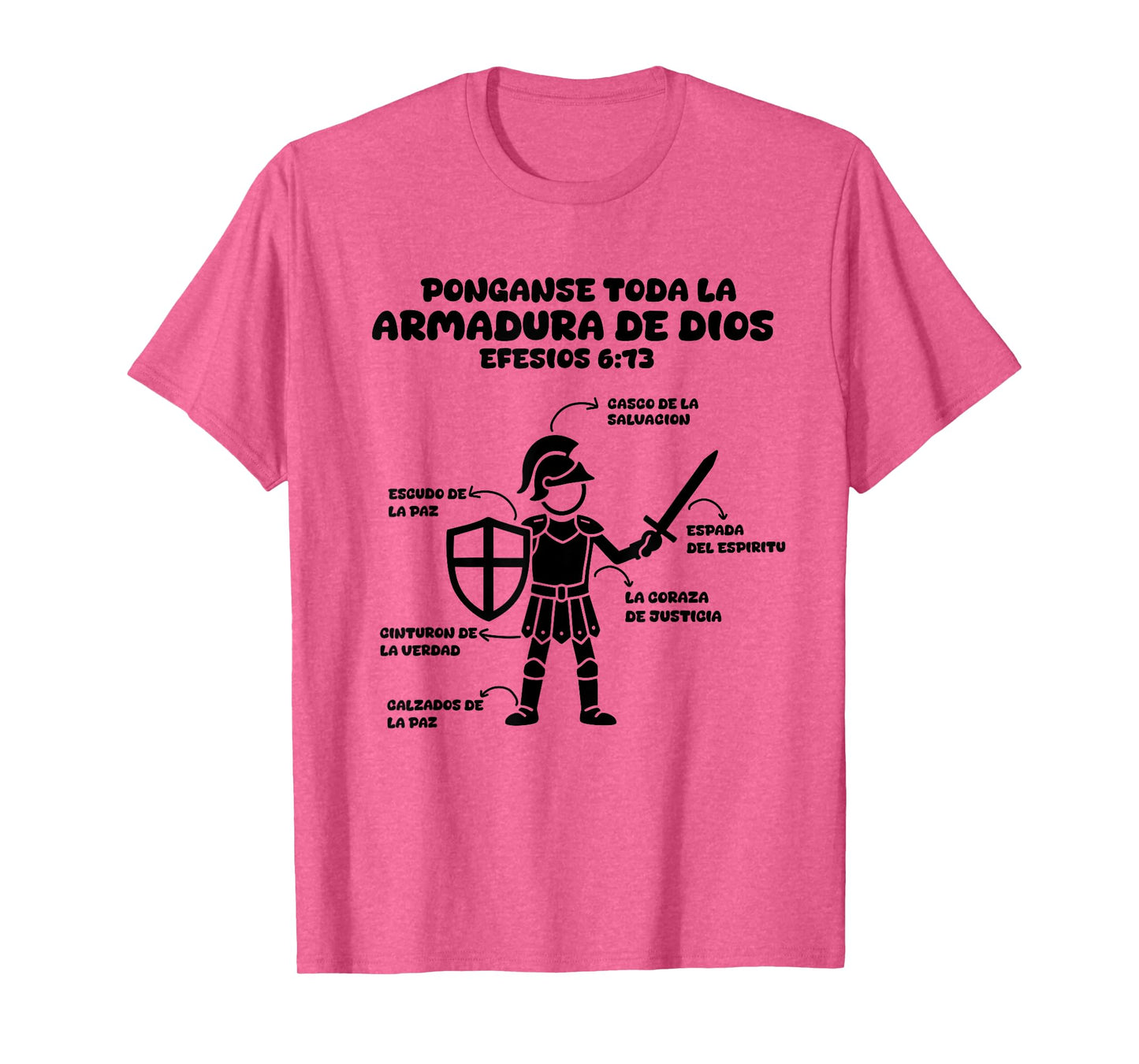 Camiseta cristiana en espanol Versiculo Spanish Christians T-Shirt