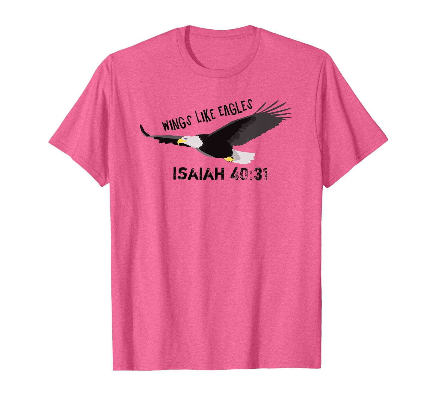 Wings Like Eagles - Isaja 40.31 - Bible Verse - Jesus 4m3 T-Shirt