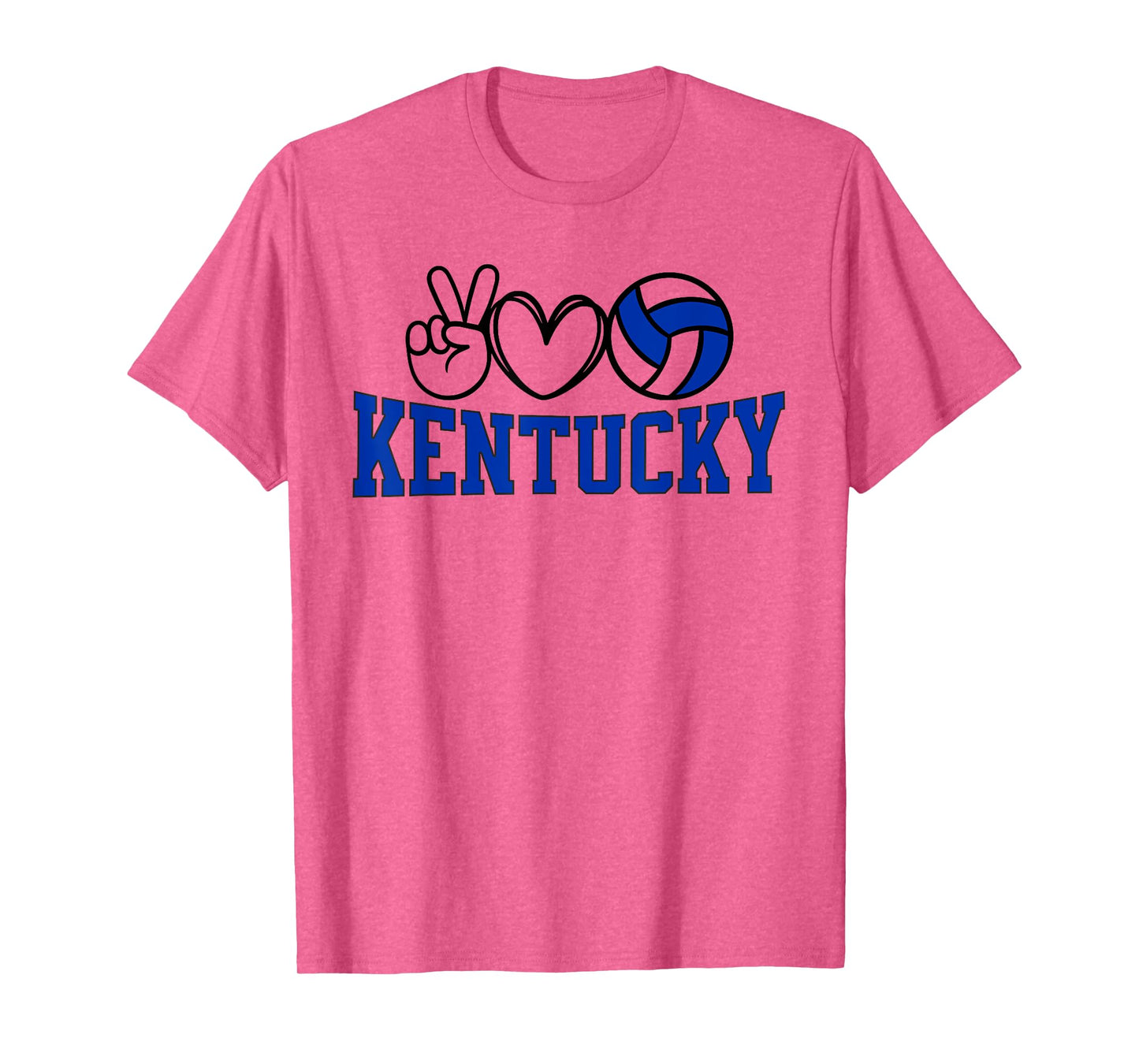 Peace Love Volleyball, Kentucky Women Teen Girls Tween T-Shirt