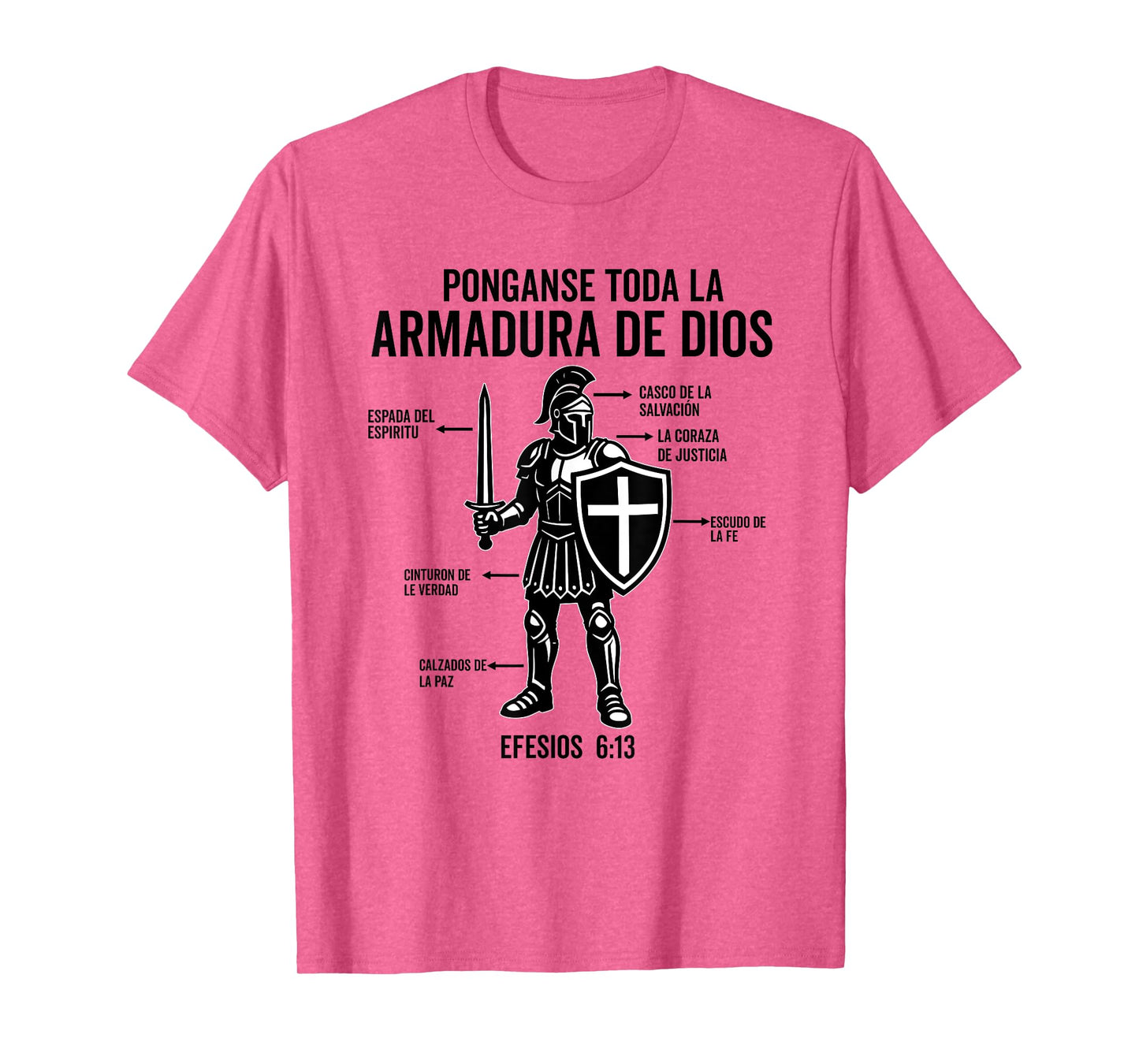 Camiseta cristiana en espanol Versiculo Spanish Christians T-Shirt