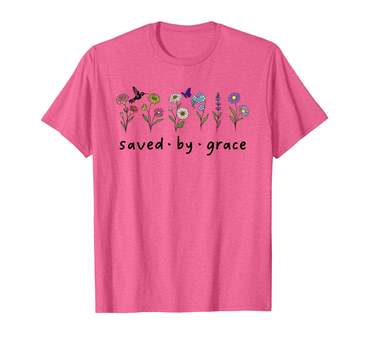 Saved By Grace Through Faith Christian Bible 2:8 Ephesians T-Shirt
