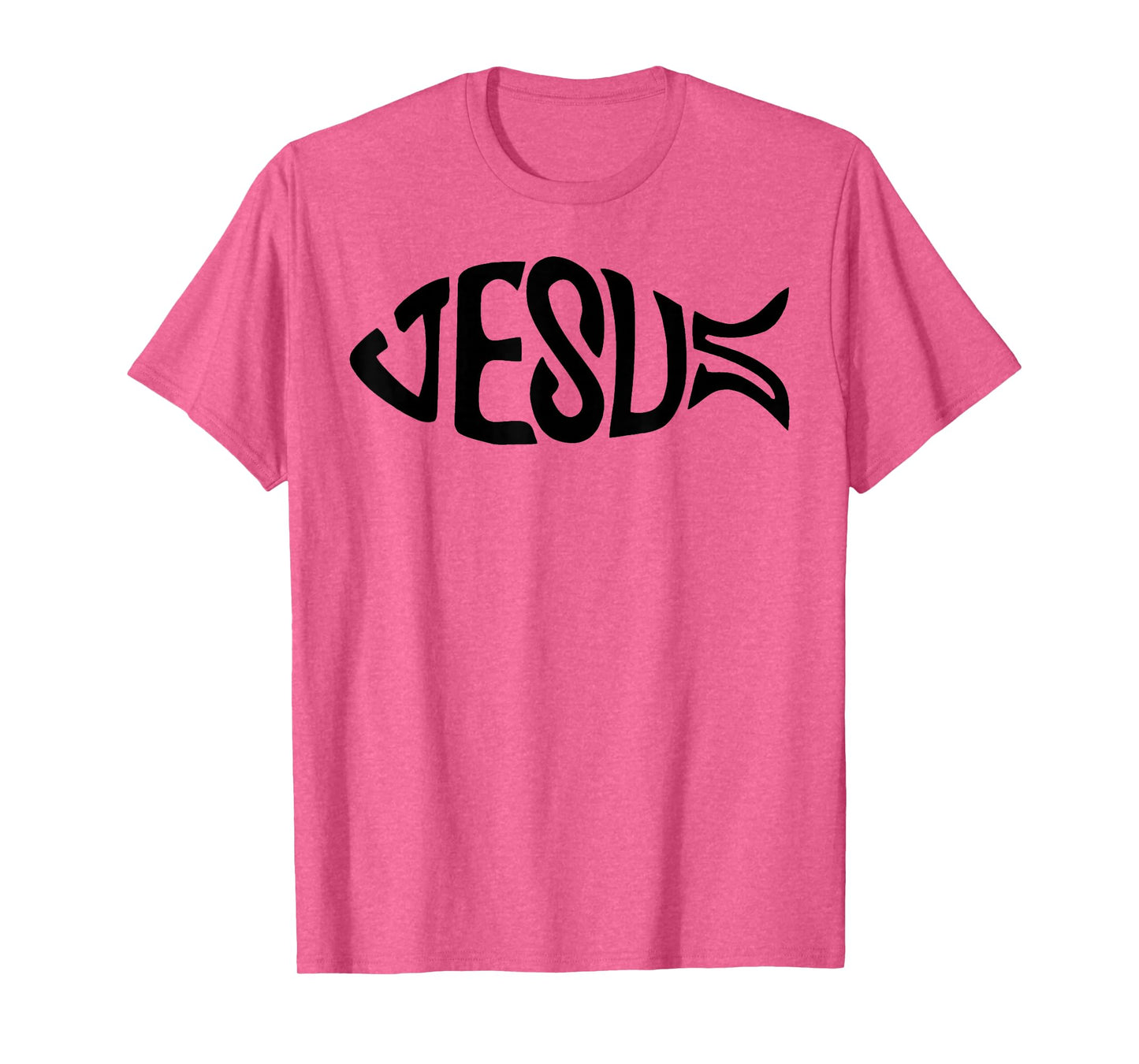 Jesus Ichthys Christian Cross God Faith Bible Religious Pray T-Shirt
