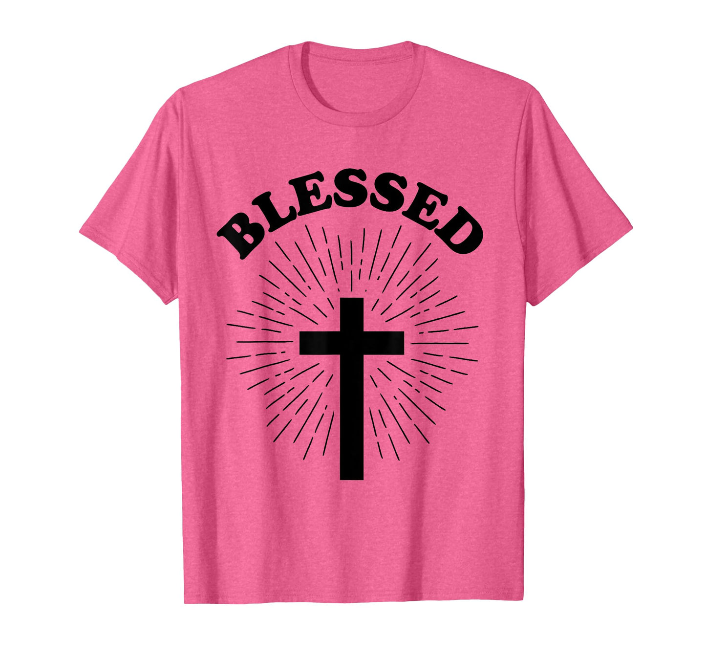 Vintage Blessed Christian Faith Cross Jesus Lover Spiritual T-Shirt