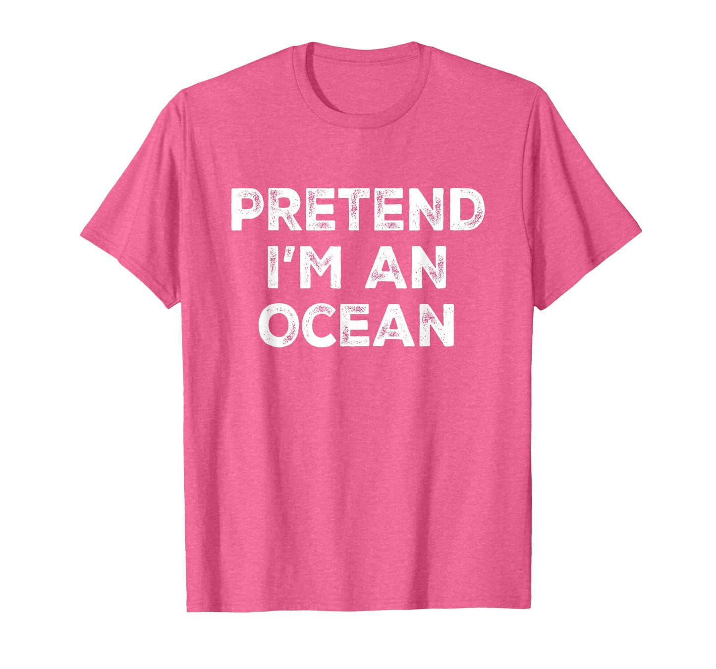 Pretend I'm An Ocean Lazy Halloween Costume T-Shirt