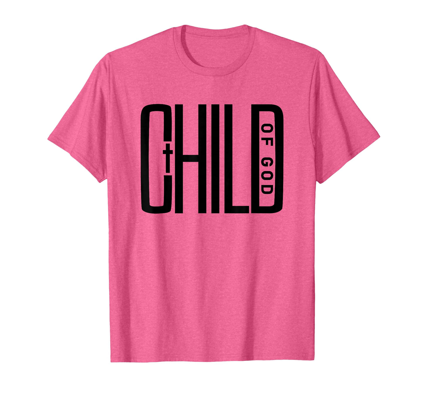 Child of God - Inspirational Christian Faith, Cross Graphic T-Shirt