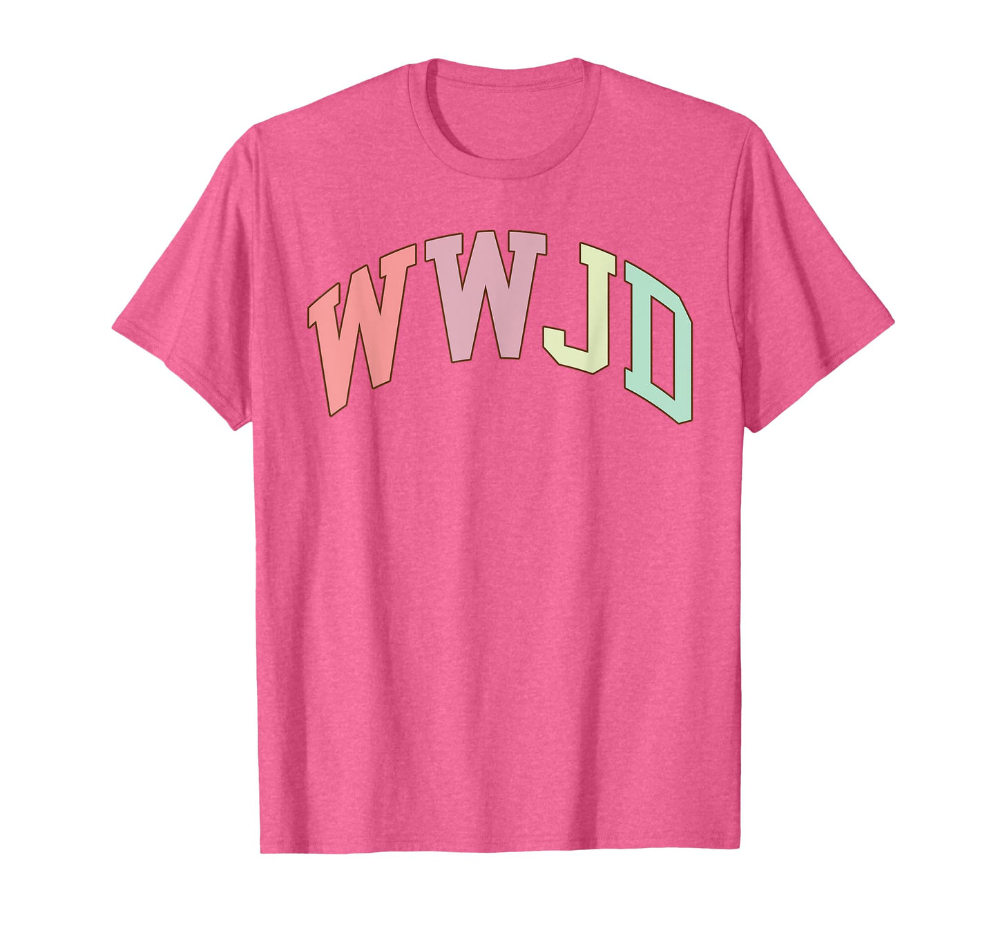 WWJD What Would Jesus Do Christian Bible Faith Minimalist T-Shirt