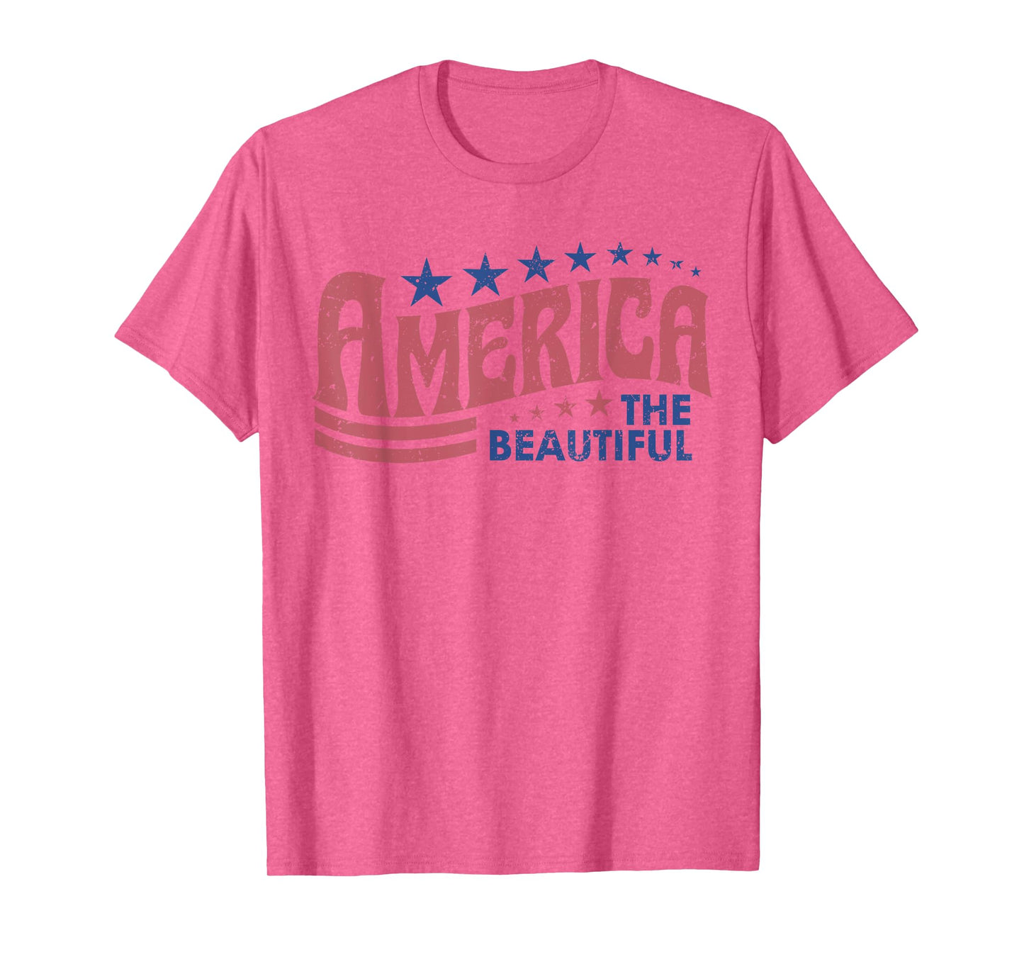American The Beautiful She Loves Jesus And America Too July T-Shirt