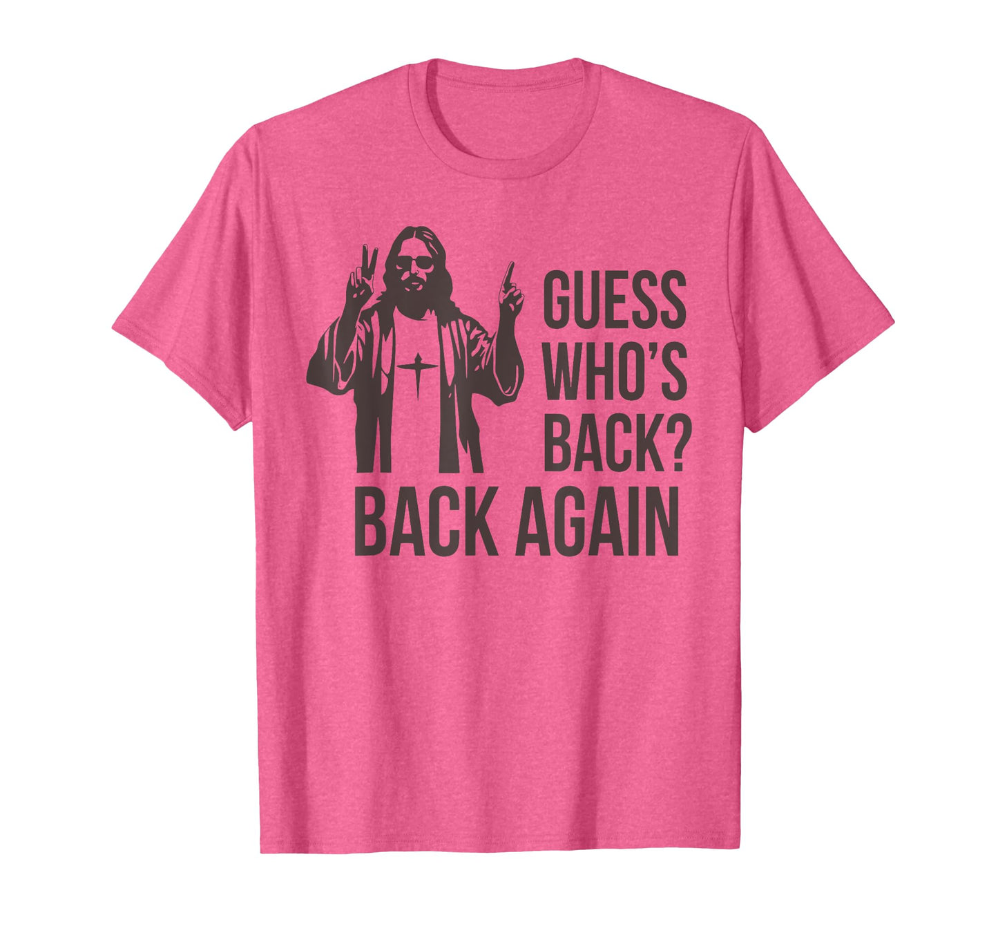 Guess Who's Back Back Again Happy Easter Jesus Christian T-Shirt