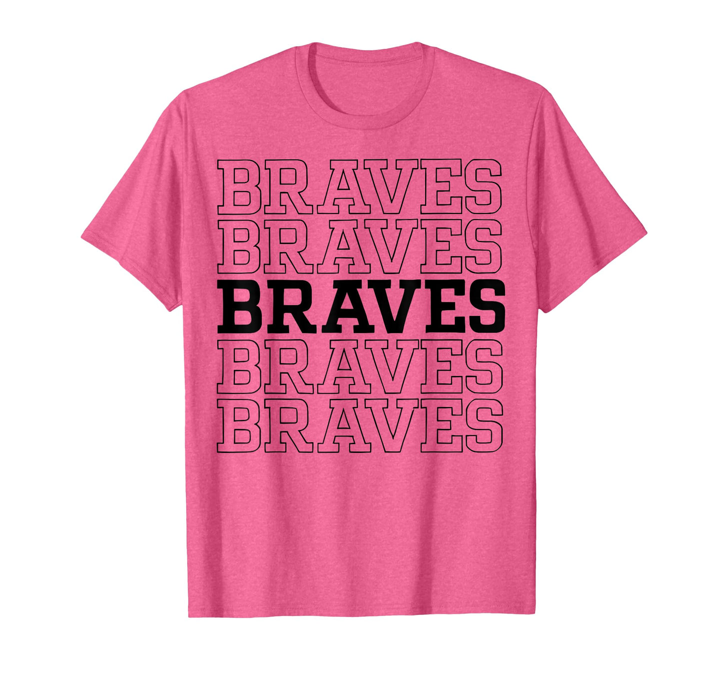 Retro Braves Graphic Distressed Style Gift For Men Women T-Shirt