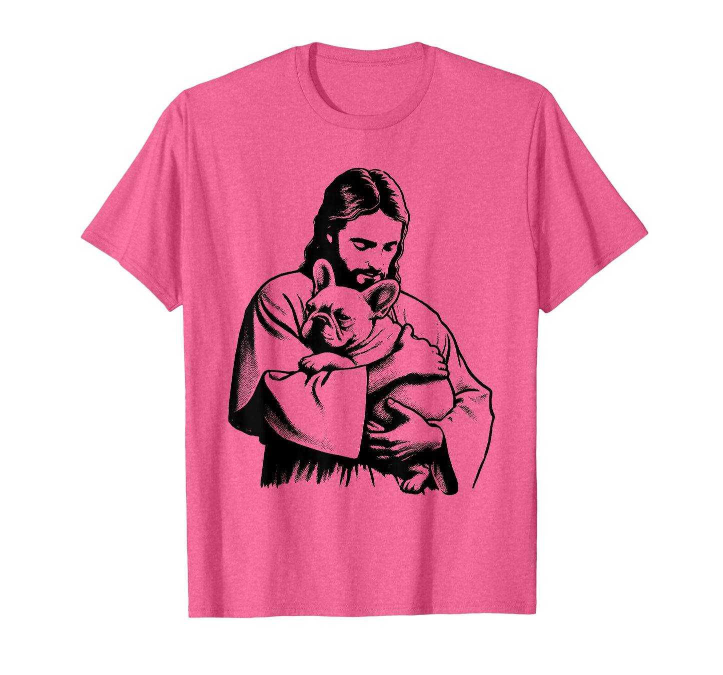 Jesus French Bulldog - Funny Christian Religious Dog Lover T-Shirt for Men Women Kids