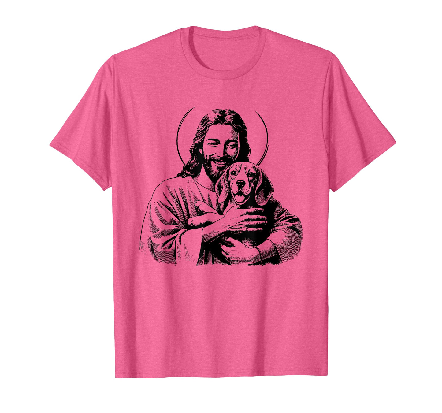 Jesus Beagle Dog - Funny Christian Religious Dog Lover Men Women Kids T-Shirt