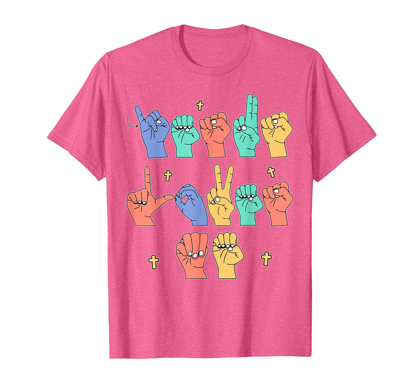 ASL Jesus Loves Me I Christian Jesus Toddler God Son Sister T-Shirt