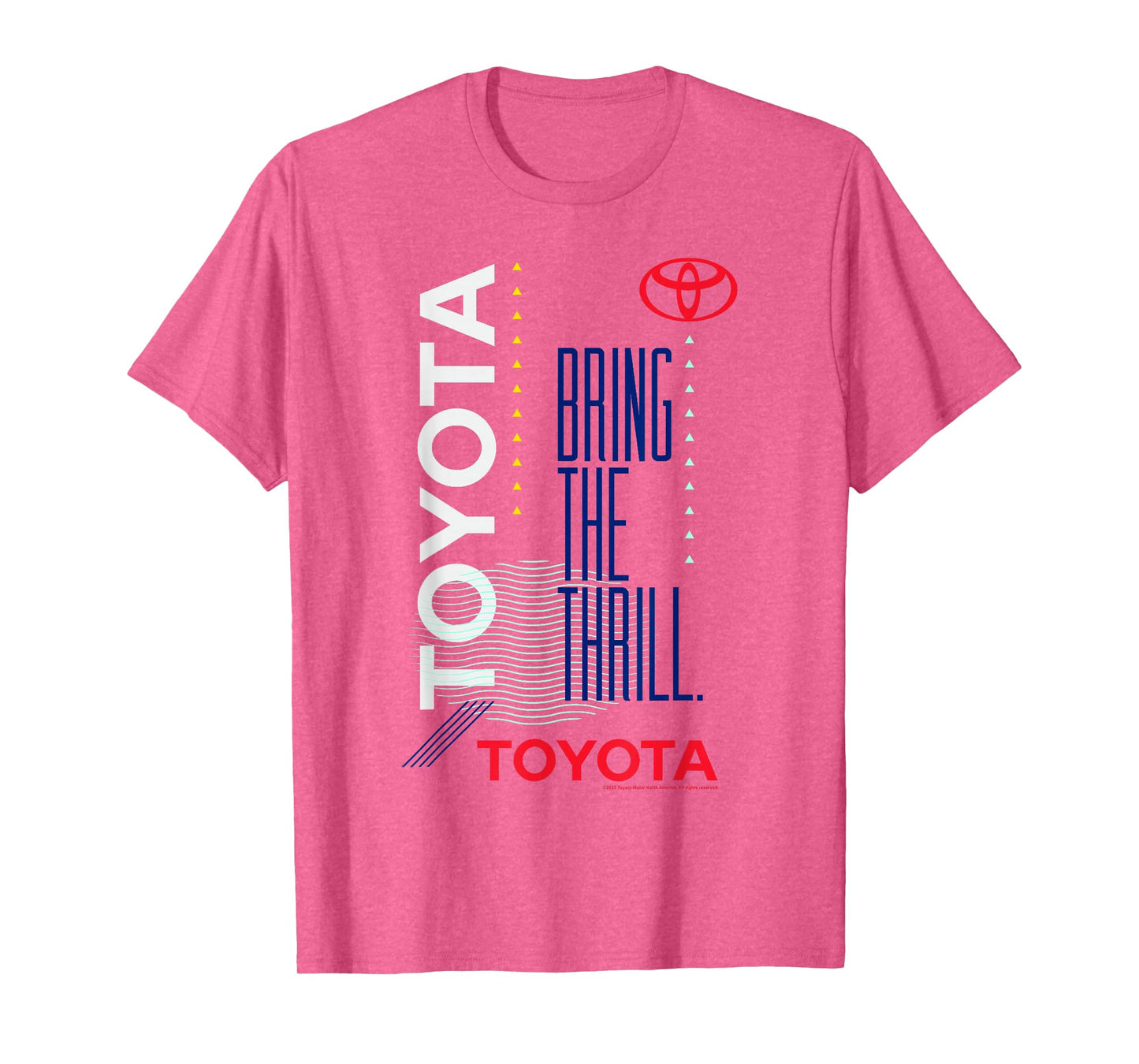 Toyota Bring The Thrill Epic Quote Big Chest Logo T-Shirt