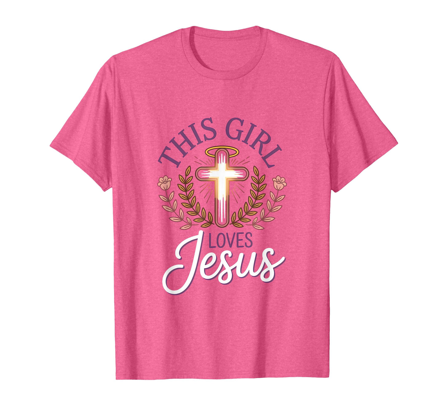 This Girl Loves Jesus Christian Girl Jesus T-Shirt