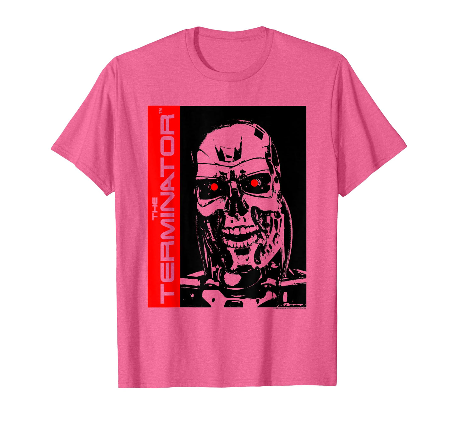 The Terminator High Contrast Endoskeleton Robot Action Movie T-Shirt