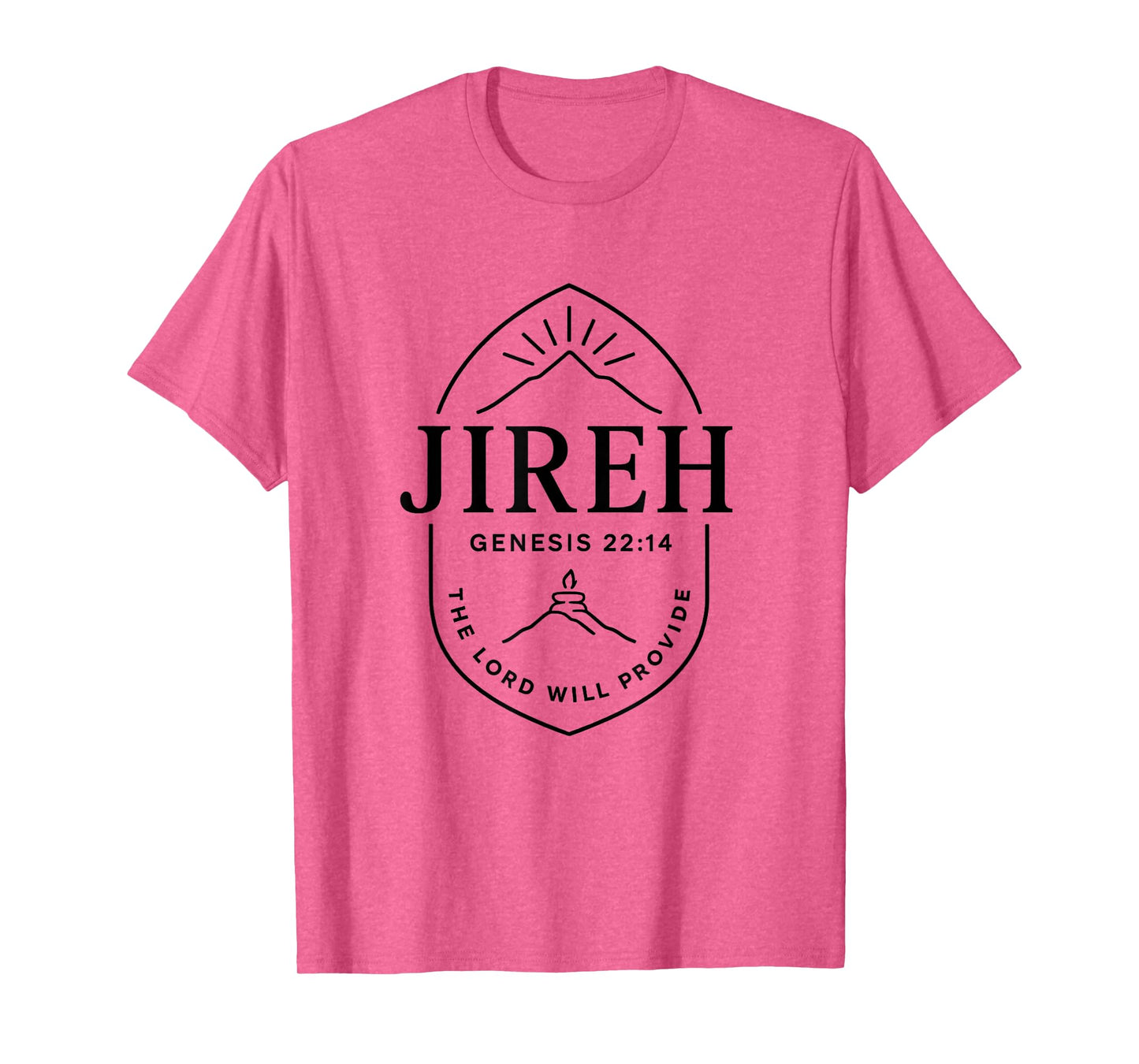 JIREH - The Lord Will Provide Genesis 22:14 Christian T-Shirt