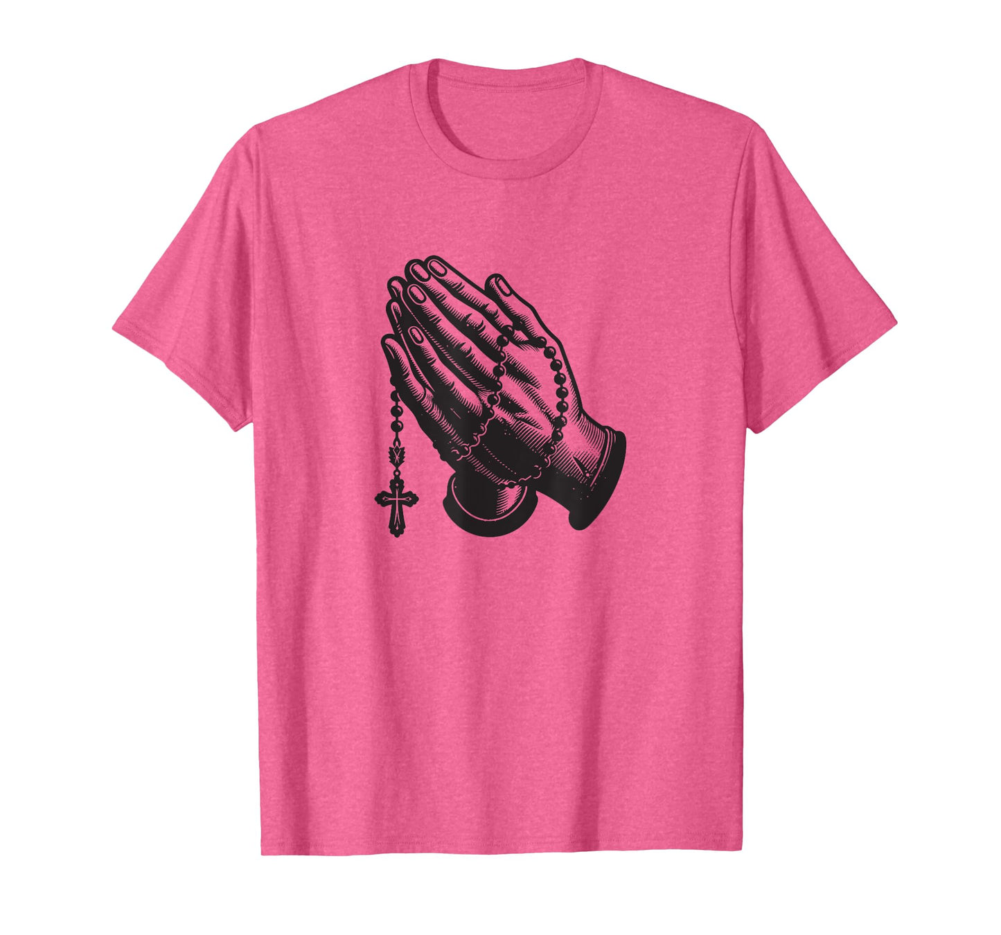 Praying Hands with Rosary T-Shirt