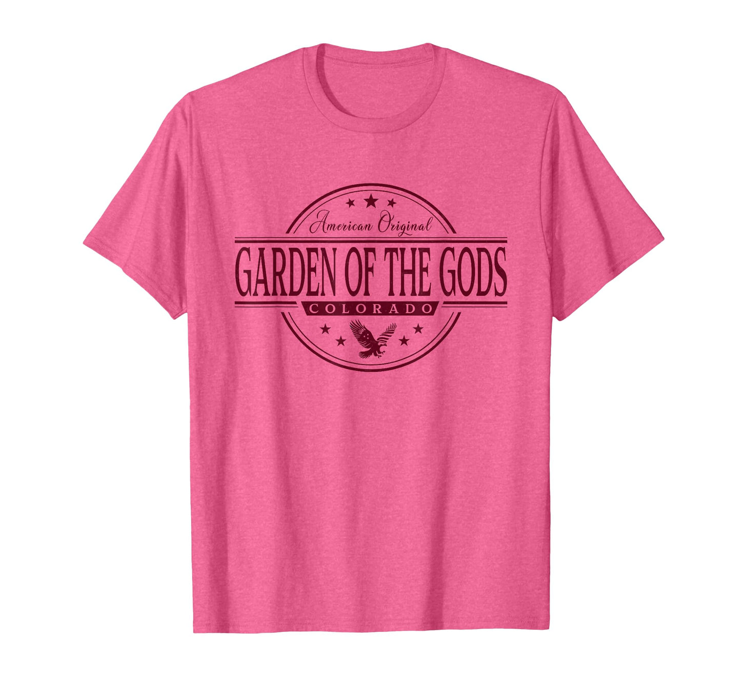 Garden of The Gods Colorado - Garden of The Gods CO Label T-Shirt