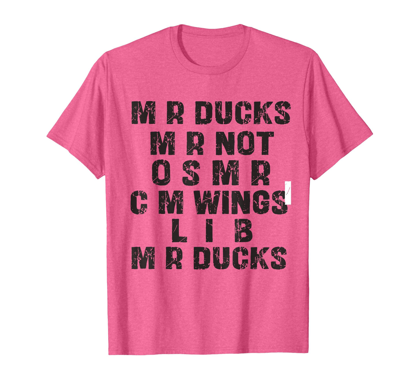 M R Ducks Funny Duck Talk For Bird And Pun Lovers T-Shirt