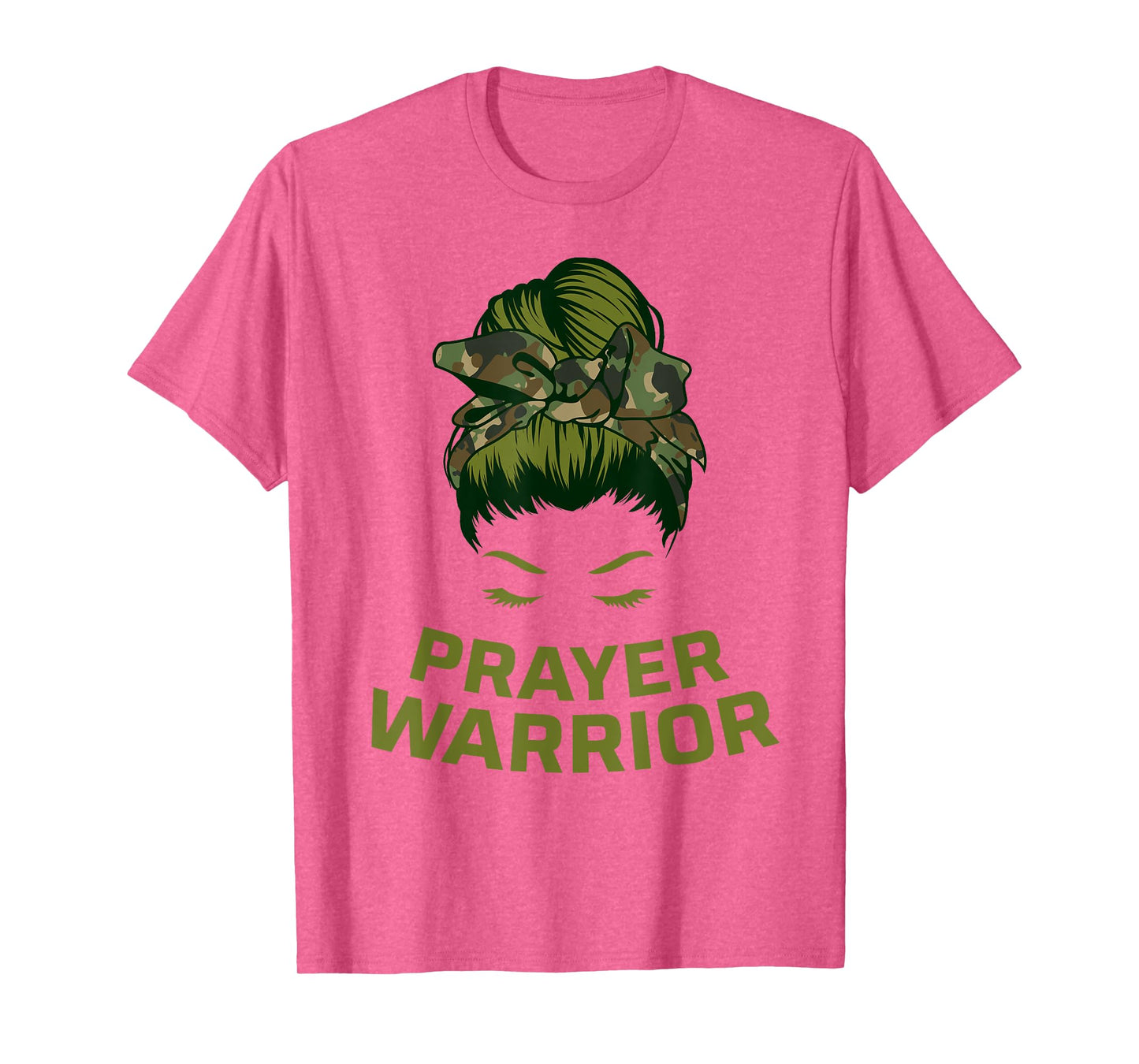 Prayer Warrior Women Faith God Jesus Christian T-Shirt