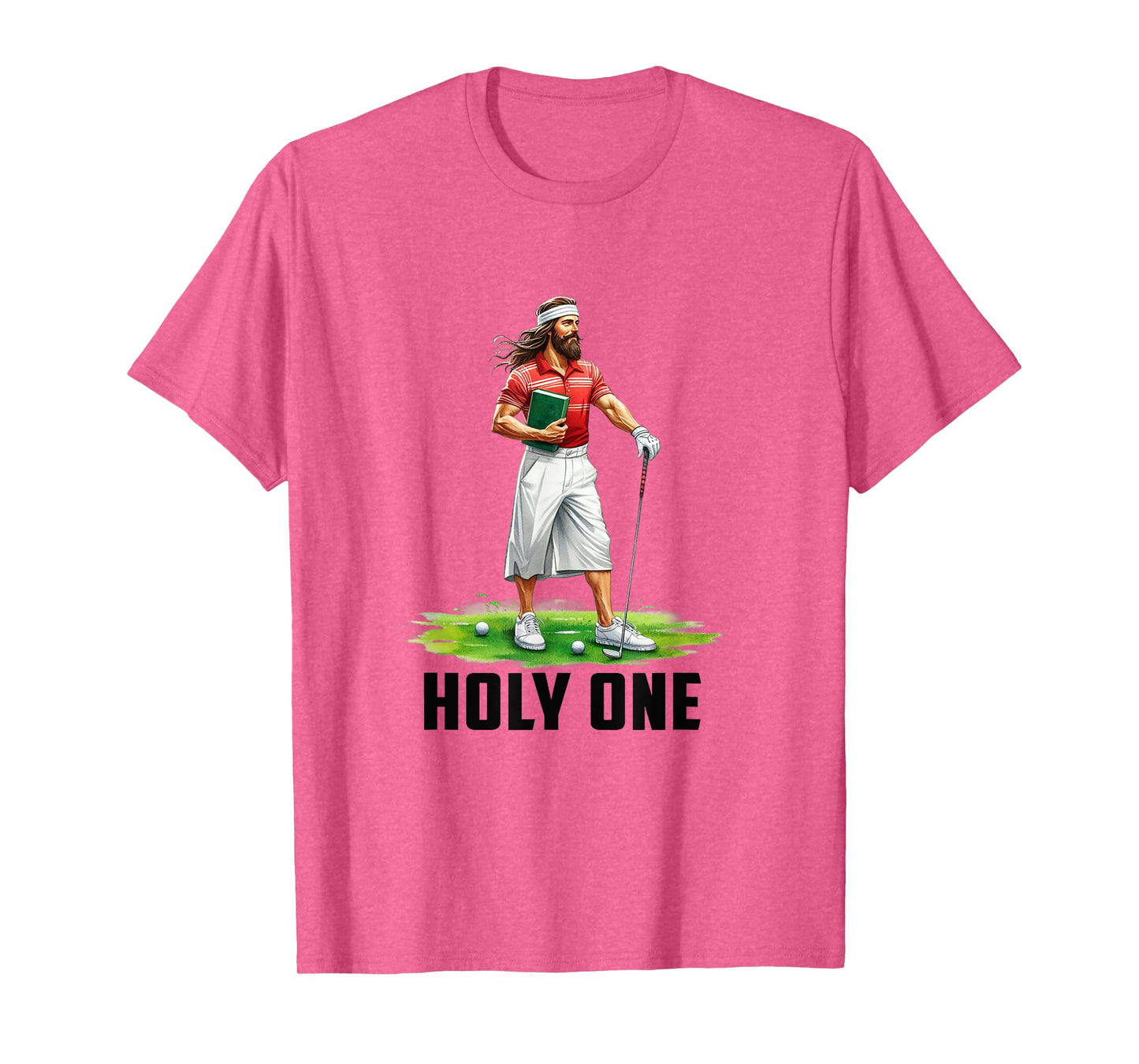 Jesus Golf Holy One Christian God Golfers Golfing Christ T-Shirt