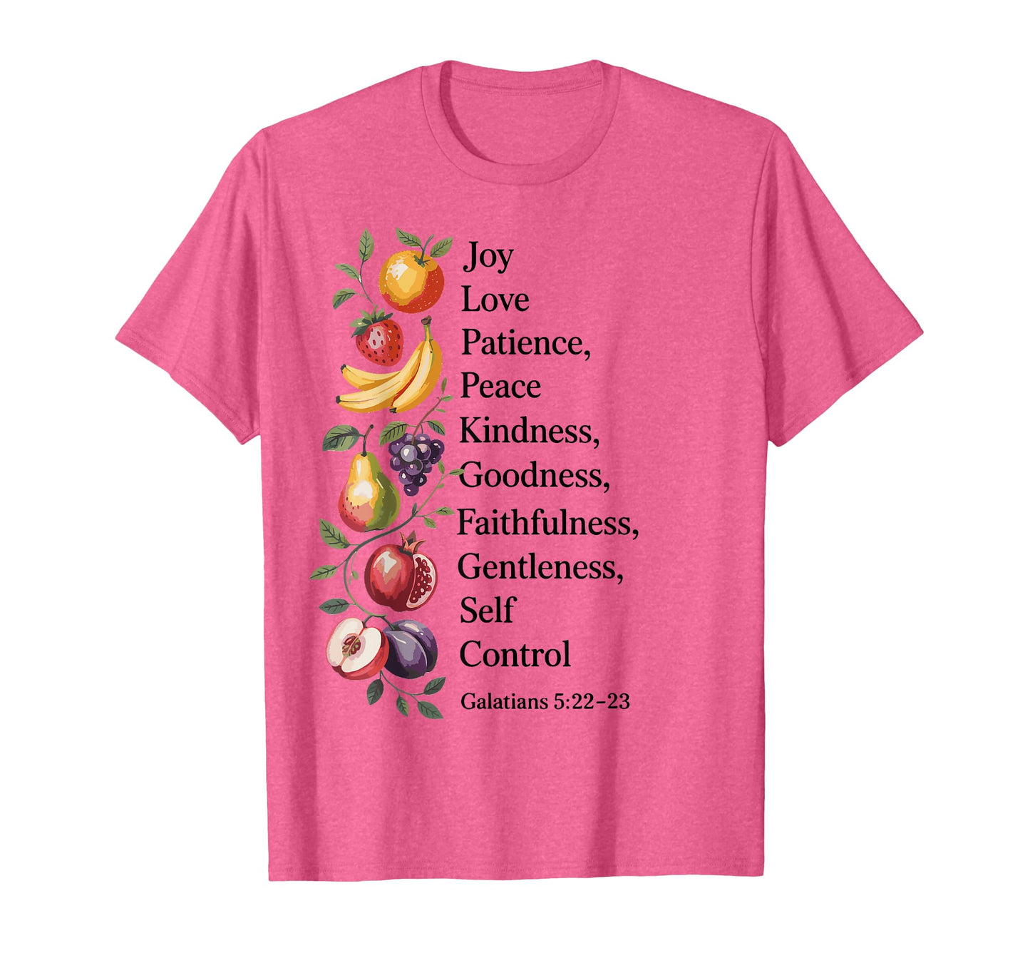 Awesome Galatians Fruit Of The Spirit Religious Verses T-Shirt