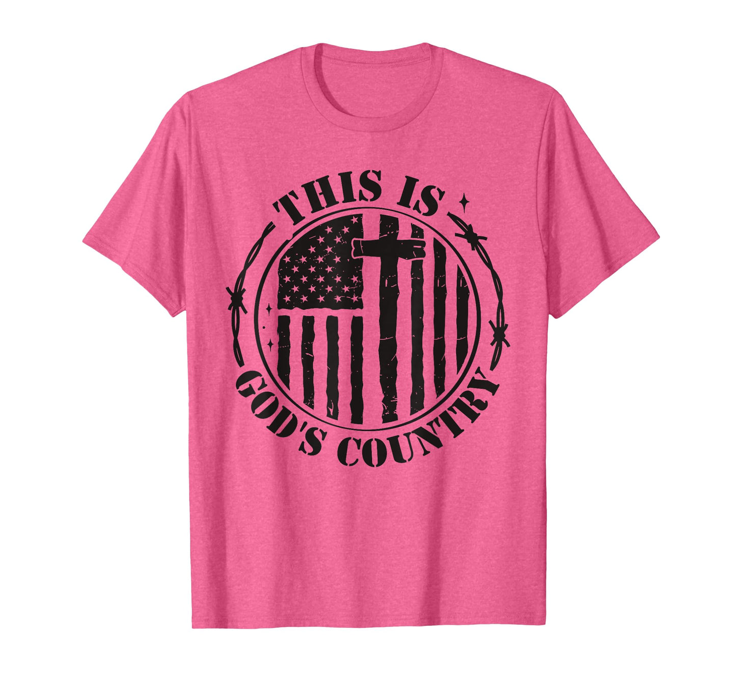 This Is God's USA Country Flag Patriotic Christian Faith USA T-Shirt