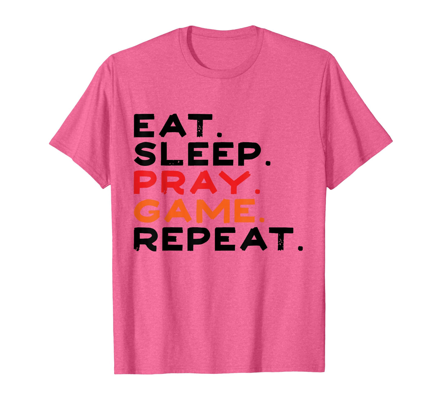 Eat Sleep Pray Game Repeat Retro Vintage Funny Gaming Boys T-Shirt