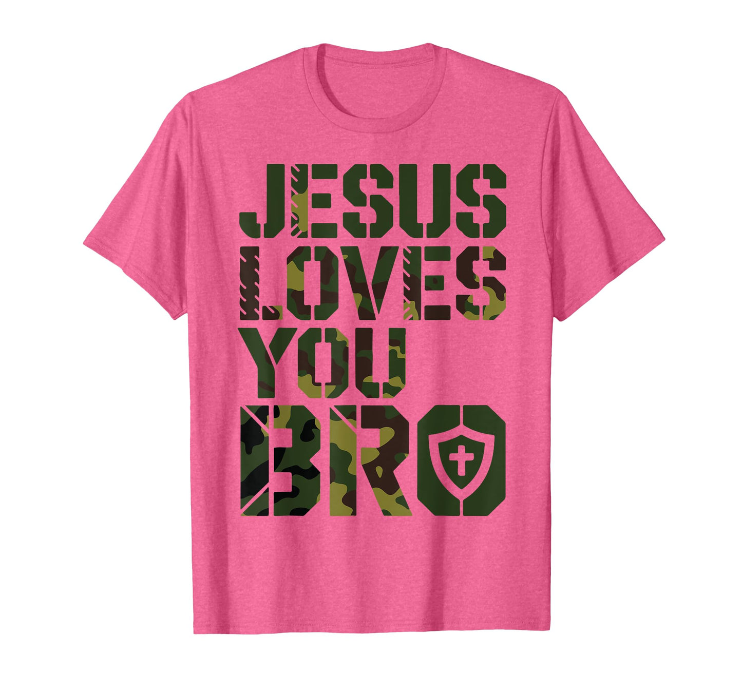 Men Jesus Loves You Bro Funny Christian Boy Godson Toddler T-Shirt