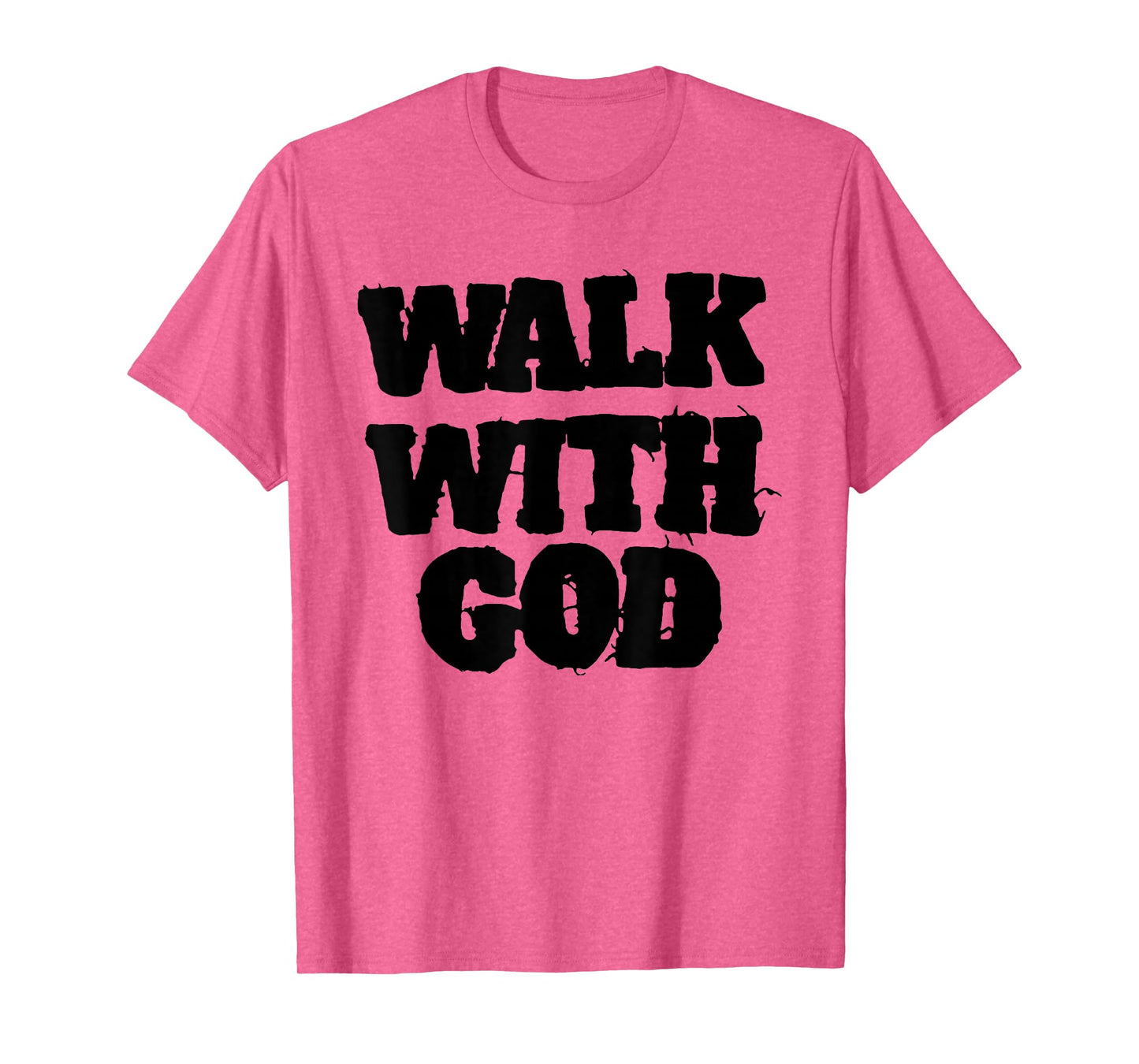 Walk with Jesus God Christian Men Women Saying Quote Funny T-Shirt