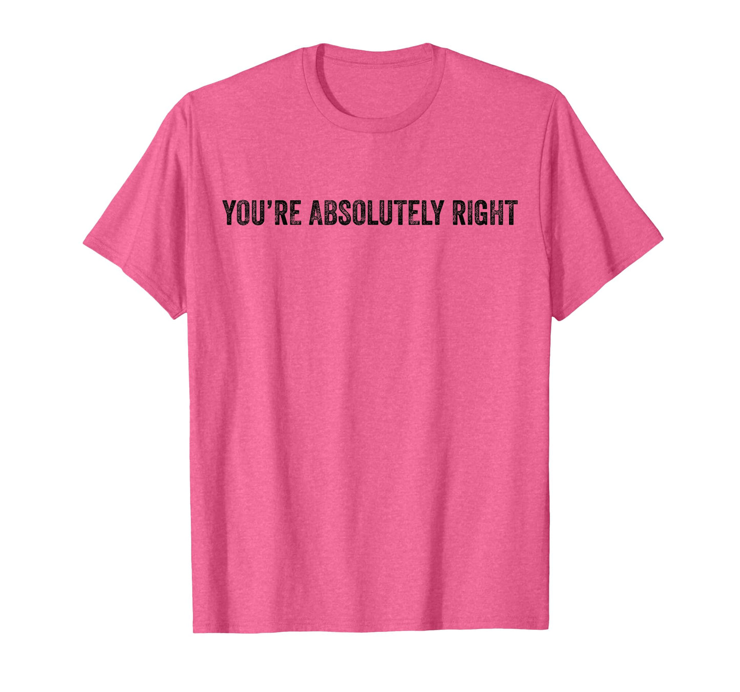 You’re Absolutely Right Sarcasm Funny Quote Meme T-Shirt