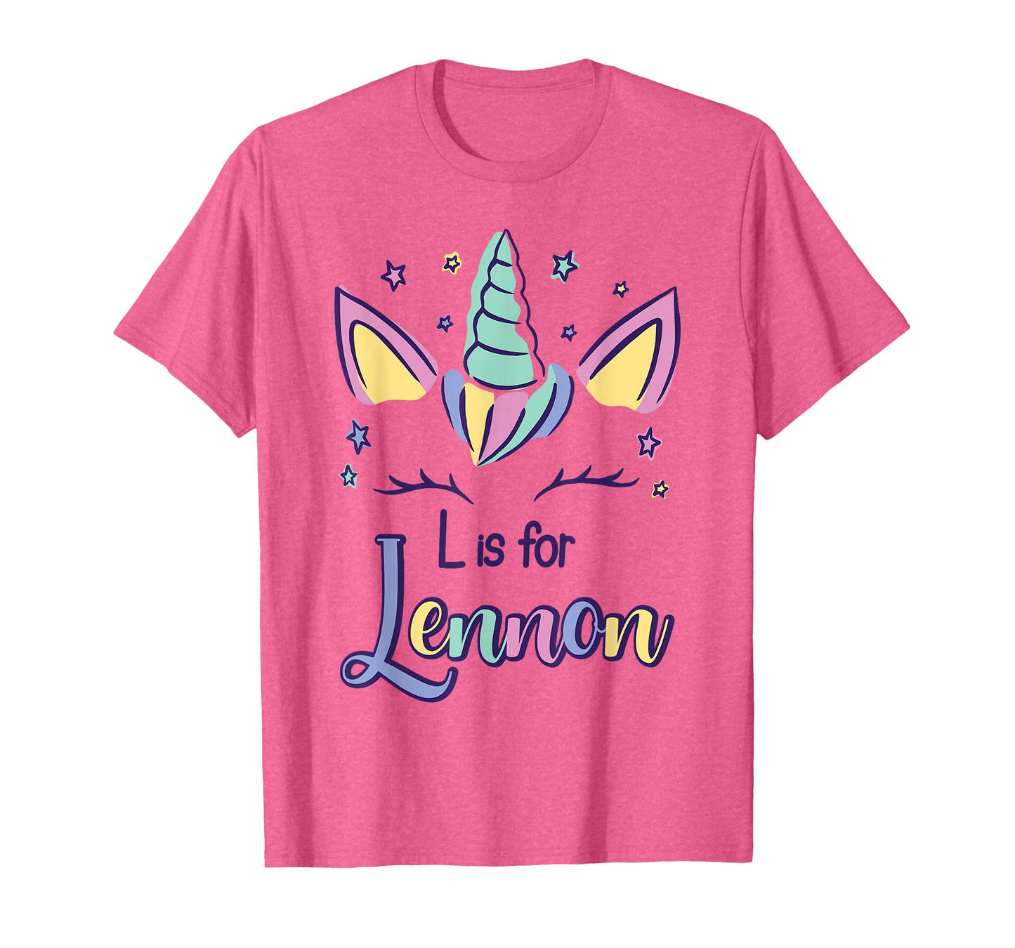First Name Lennon Personalized L Is For Lennon T-Shirt