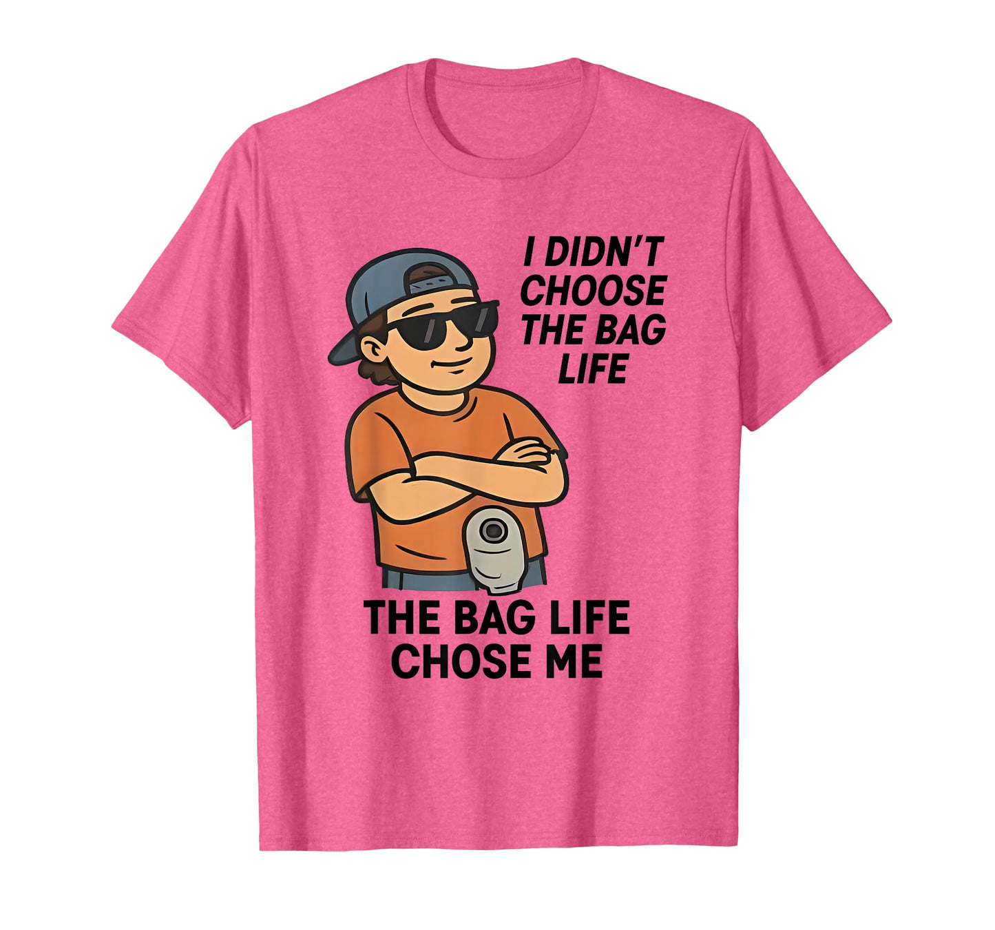 I Didnt Choose The Bag Life The Bag Life Chose Me Funny Meme T-Shirt